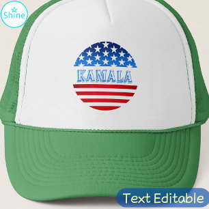 カマラハリス選挙運動サポーター米国国旗 キャップ