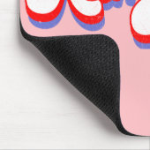 カマラハリス2024かわいい2024選挙ホットピンク マウスパッド (コーナー)