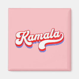 カマラハリス2024かわいい2024選挙ホットピンク マグネット