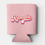 カマラハリス2024かわいい2024選挙ホットピンク 缶クーラー (裏面)