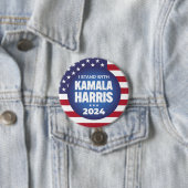 カマラハリス2024に立つ 缶バッジ (インサイチュ)