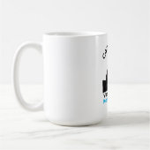 カマラハリス2024のTシャツをキックできるか コーヒーマグカップ (左)