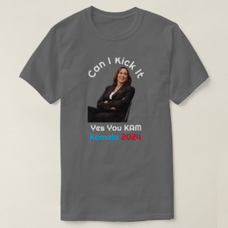 カマラハリス2024のTシャツをキックできるか Tシャツ