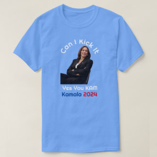 カマラハリス2024のTシャツをキックできるか Tシャツ