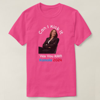 カマラハリス2024のTシャツをキックできるか Tシャツ