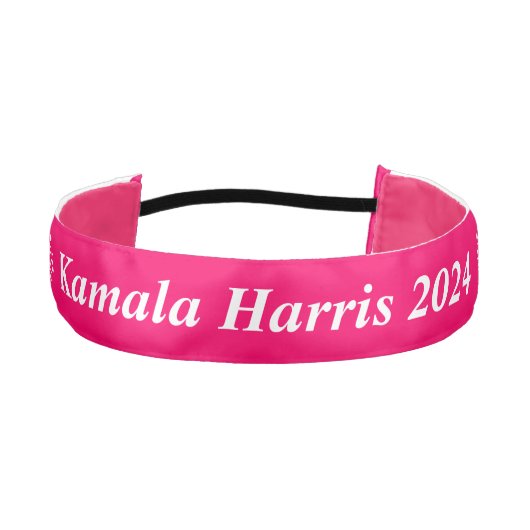 カマラハリス2024カスタム文字&カラーズオーナメント アスレチックヘッドバンド (正面)