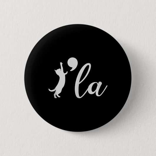 カマラハリス2024キャットレディープレジデントコンマラおもしろい 缶バッジ (正面)