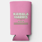 カマラハリス2024キャンペ大統領のーン スリム缶クーラー (正面)