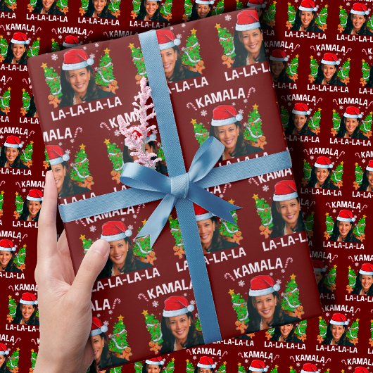 カマラハリス2024クリスマス ラッピングペーパー