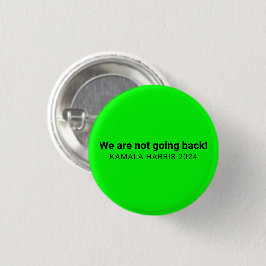 カマラハリス2024ネオンに戻らない 缶バッジ
