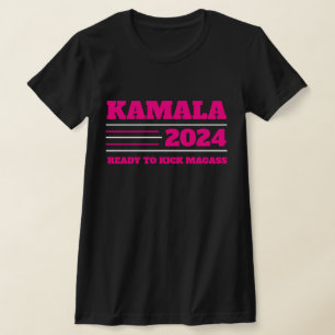 カマラハリス2024ピンクと白 Tシャツ
