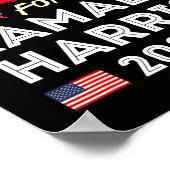 カマラハリス2024フィリピン国旗の愛国心 ポスター (角)