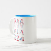 カマラハリス2024マグカップ ツートーンマグカップ (正面左)