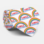 カマラハリス2024レインボーLGBTQの権利 ネクタイ (ロール)