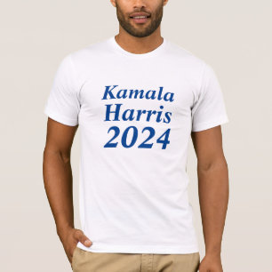 カマラハリス2024名前をカスタムするアンドイヤーホワイト Tシャツ