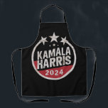 カマラハリス2024大統領レトロ選挙 エプロン<br><div class="desc">Kamala Harris 2024社長レトロボタン選挙</div>