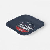 カマラハリス2024大統領レトロ選挙 ペーパープレート (傾斜あり)