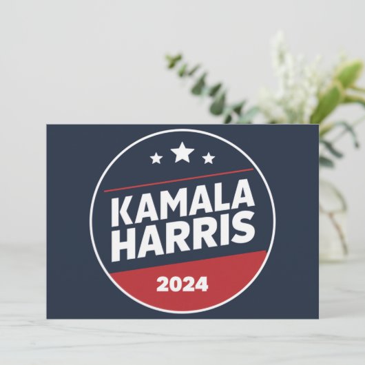 カマラハリス2024大統領レトロ選挙 招待状 (スタンド正面)