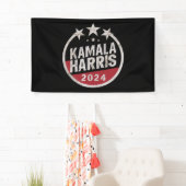 カマラハリス2024大統領レトロ選挙 横断幕 (インサイチュ)