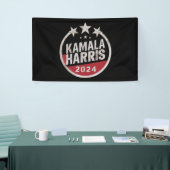 カマラハリス2024大統領レトロ選挙 横断幕 (トレードショー)