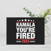 カマラハリス2024年カマラハリスあなたは解雇 招待状 (スタンド正面)