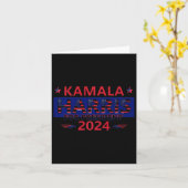 カマラハリス2024年ヤードサインデザイン カード (黄色い花)