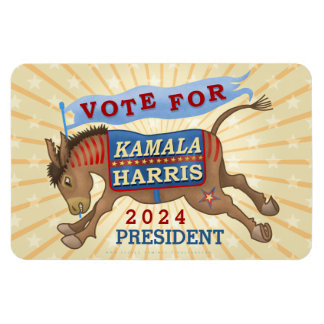 カマラハリス2024年民主党議員ドンキー大統領 マグネット