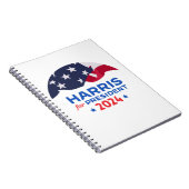 カマラハリス2024年米国国旗 ノートブック (右側)