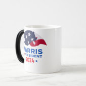 カマラハリス2024年米国国旗 モーフィングマグカップ (正面左)