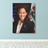 カマラハリス2024年米国大統領候補 キャンバスプリント (インサイチュ (ウッドフロア))