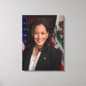 カマラハリス2024年米国大統領候補 キャンバスプリント (正面)
