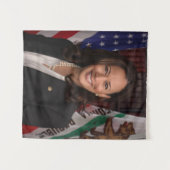 カマラハリス2024年米国大統領候補 タペストリー (正面(横))