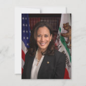 カマラハリス2024年米国大統領候補 マグネット招待状 (正面)