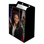 カマラハリス2024年米国大統領候補 ミディアムペーパーバッグ (裏面アングル)