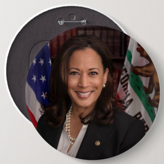 カマラハリス2024年米国大統領候補 缶バッジ (正面&裏面)