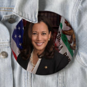 カマラハリス2024年米国大統領候補 缶バッジ (インサイチュ)