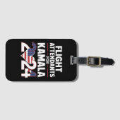 カマラハリス2024年選挙のフライト付き添い人 ラゲッジタグ (正面横)