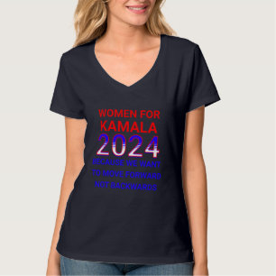 カマラハリス2024年選挙の女性 Tシャツ