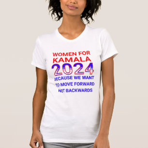 カマラハリス2024年選挙の女性 Tシャツ