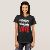 カマラハリス2024年選挙アンチトランプ Tシャツ (正面フル)