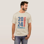 カマラハリス2024年選挙支援デザイン Tシャツ (正面フル)