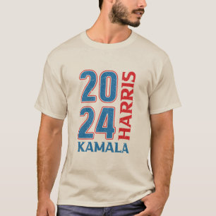 カマラハリス2024年選挙支援デザイン Tシャツ