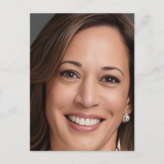 カマラハリス2024私の社長は黒人女性だ ポストカード (正面)