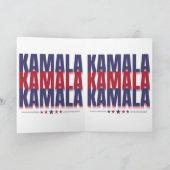 カマラハリス2024 カード (内部)