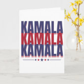 カマラハリス2024 カード (黄色い花)