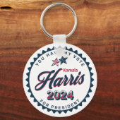 カマラハリス2024 |投票する キーホルダー (正面)