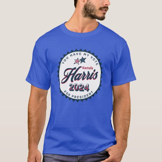 カマラハリス2024 |投票する Tシャツ (正面)