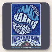 カマラハリス2025年1月20日就任式 コースター (正面)