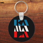 カマラハリス47日 キーホルダー (正面)