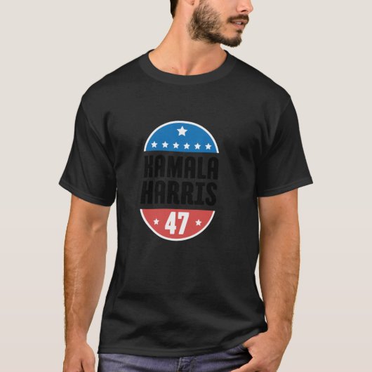 カマラハリス47選挙民主党議員Tシャツ Tシャツ (正面)
